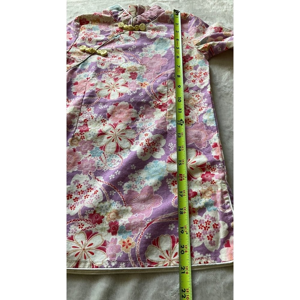 Tonglehui Girl's Linen and Cotton summer Chinese dress size 3 - Picture 5 of 10